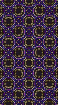 Ornate geometric pattern and abstract colored background Stock Illustration