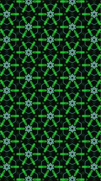 Ornate geometric pattern and abstract colored background Stock Illustration