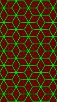 Ornate geometric pattern and abstract colored background Stock Illustration