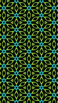 Ornate geometric pattern and abstract colored background Illustrazione stock
