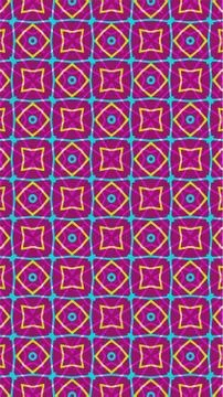 Ornate geometric pattern and abstract colored background Stock Illustration