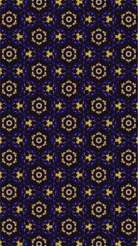 Ornate geometric pattern and abstract colored background Stock Illustration