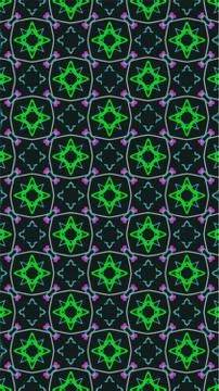 Ornate geometric pattern and abstract colored background Stock Illustration