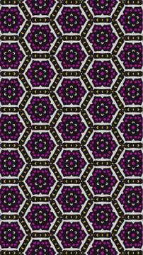 Ornate geometric pattern and abstract colored background Stock Illustration