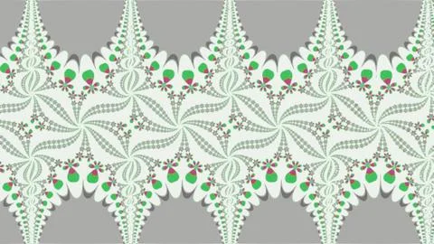 Ornate geometric pattern and artfully abstract multicolored background Stock Illustration