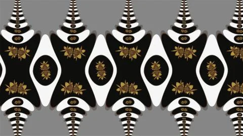 Ornate geometric pattern and artfully abstract multicolored background Stock Illustration