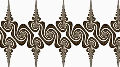 Ornate geometric pattern and artfully abstract multicolored background Stock Illustration