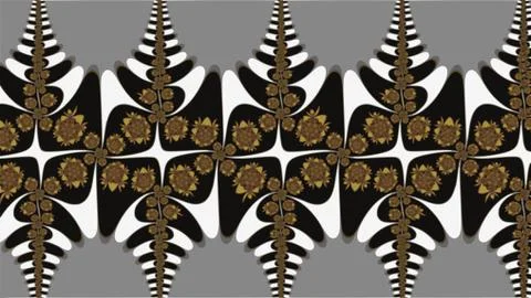 Ornate geometric pattern and artfully abstract multicolored background Stock Illustration