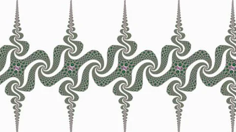 Ornate geometric pattern and artfully abstract multicolored background Stock-Illustration
