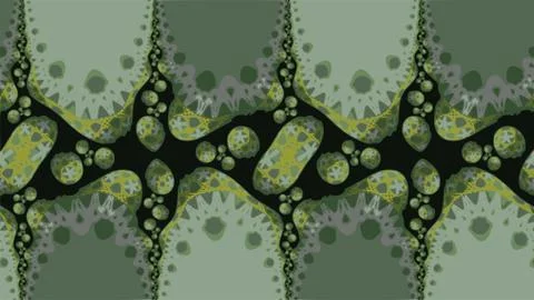 Ornate geometric pattern and artfully abstract multicolored background Stock Illustration