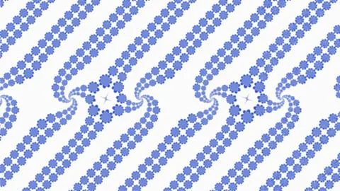 Ornate geometric wide pattern and artfully abstract multicolored background Stock Illustration