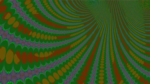 Ornate geometric wide pattern and artfully abstract multicolored background Stock Illustration