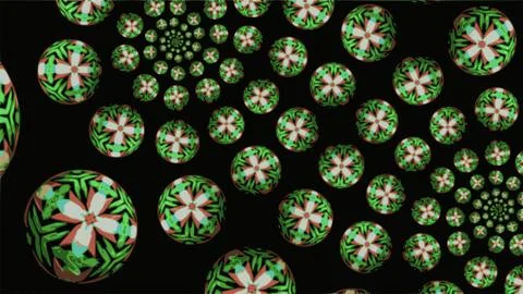 Ornate geometric wide pattern and artfully abstract multicolored background Stock Illustration