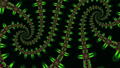 Ornate geometric wide pattern and artfully abstract multicolored background Stock Illustration