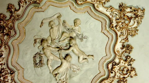 Ornate interior design Stock Footage 51983318