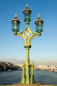 Ornate lamp post Stock Photos