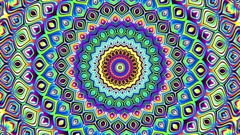 Ornate mandala loop background Video stock 97918015