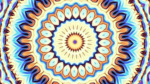 Ornate mandala loop background Video stock 100425410