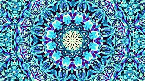 Ornate mandala loop background Video stock 127154019