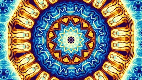 Ornate mandala loop background Stock Footage 168287786
