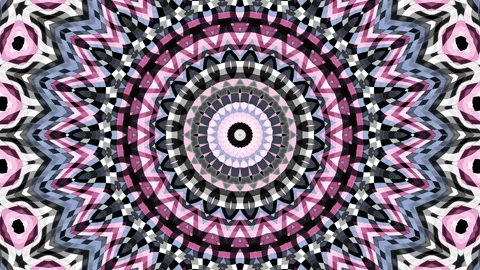 Ornate mandala loop background. Round transforming ornament. Seamless looping Stock Footage 248731461