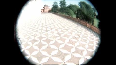 Ornate Pathway Stock Footage 276292748