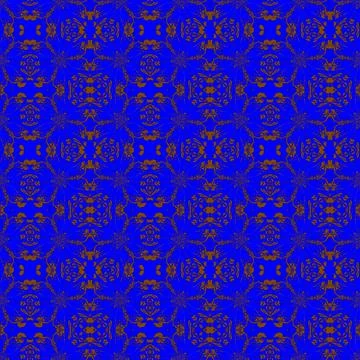 Ornate Seamless Pattern Abstract Art Stock Illustration