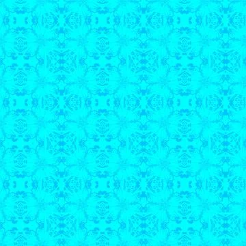 Ornate Seamless Pattern Abstract Art Stock Illustration