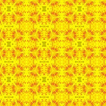 Ornate Seamless Pattern Abstract Art Stock Illustration