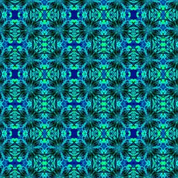 Ornate Seamless Pattern Abstract Art Stock Illustration