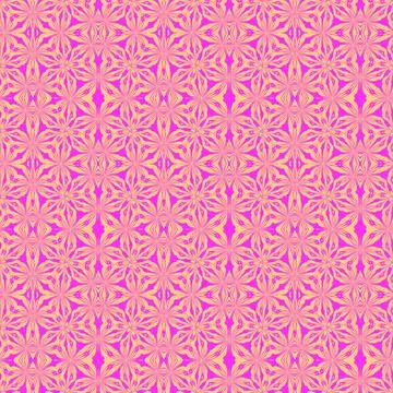 Ornate Seamless Pattern Abstract Art Stock Illustration
