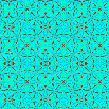 Ornate Seamless Pattern Abstract Art イラスト素材