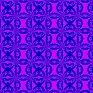 Ornate Seamless Pattern Abstract Art Stock Illustration