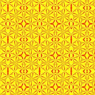 Ornate Seamless Pattern Abstract Art Stock Illustration