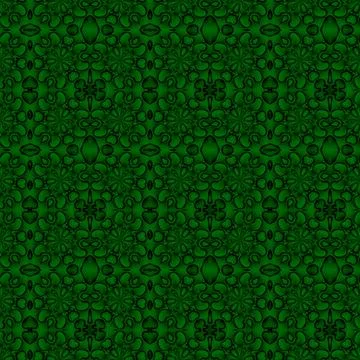 Ornate Seamless Pattern Abstract Art Stock Illustration