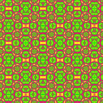 Ornate Seamless Pattern Abstract Art Stock Illustration