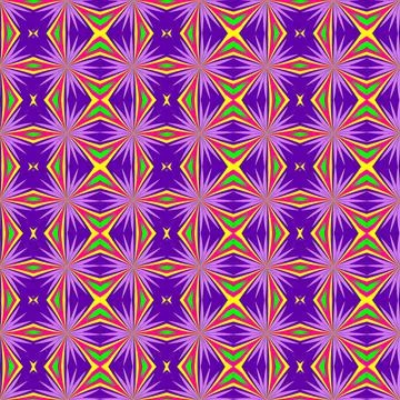 Ornate Seamless Pattern Abstract Art Stock Illustration