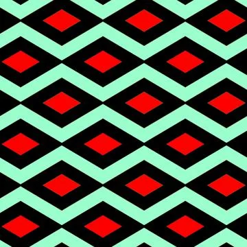 Ornate Seamless Pattern Abstract Art Stock Illustration