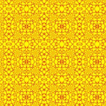 Ornate Seamless Pattern Abstract Art Stock Illustration