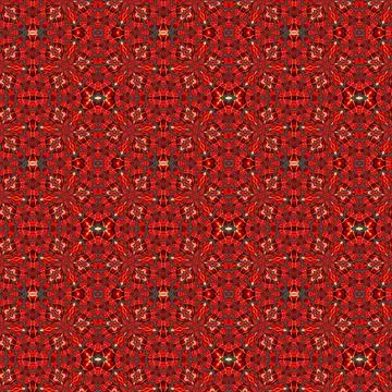 Ornate Seamless Pattern Abstract Art Stock Illustration