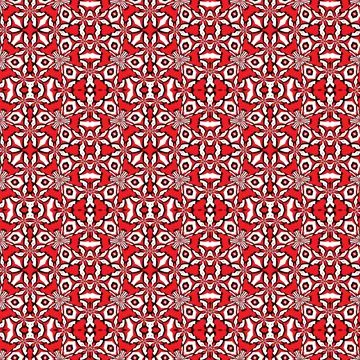 Ornate Seamless Pattern Abstract Art Stock-Illustration
