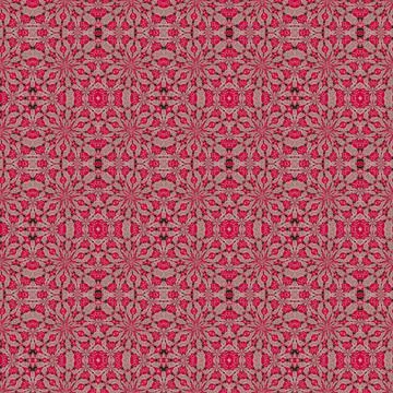 Ornate Seamless Pattern Abstract Art Stock Illustration