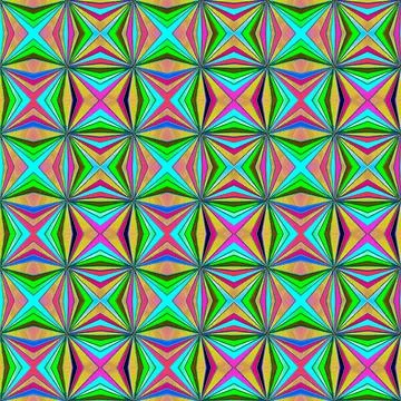 Ornate Seamless Pattern Abstract Art Stock Illustration