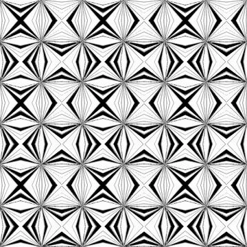 Ornate Seamless Pattern Abstract Art Stock-Illustration