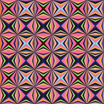Ornate Seamless Pattern Abstract Art Stock-Illustration