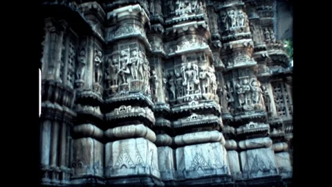Ornate Temple Exterior Stock Footage 277976287
