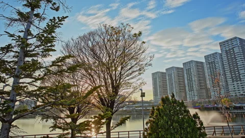 Ornate Urban Structure Vertical Time Lapse in 4K Stock Footage 321953862