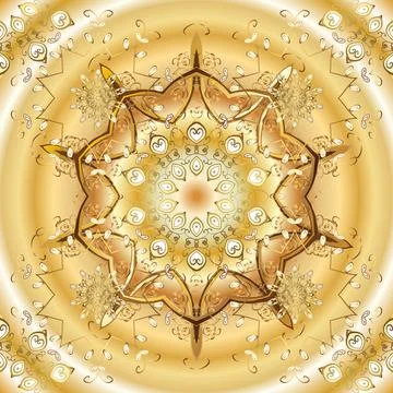 Ornate vector decoration. Seamless damask pattern background for sketch design i 스톡 일러스트
