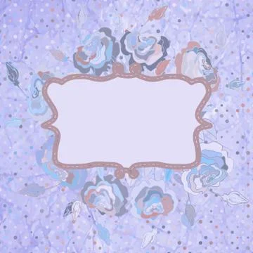 Ornate vector frame. And also includes EPS 8 Stock Illustration