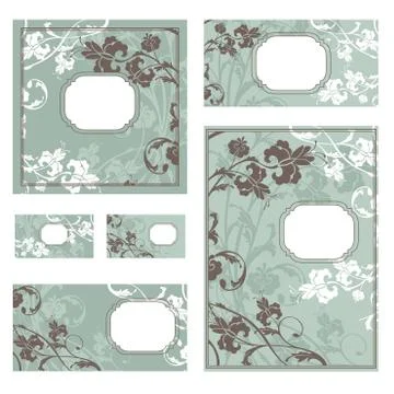 Ornate vector frames Stock Illustration